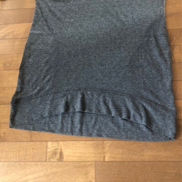 Anthropology ANAMA turtleneck gray high low sweater dress size large - Picture 10 of 12